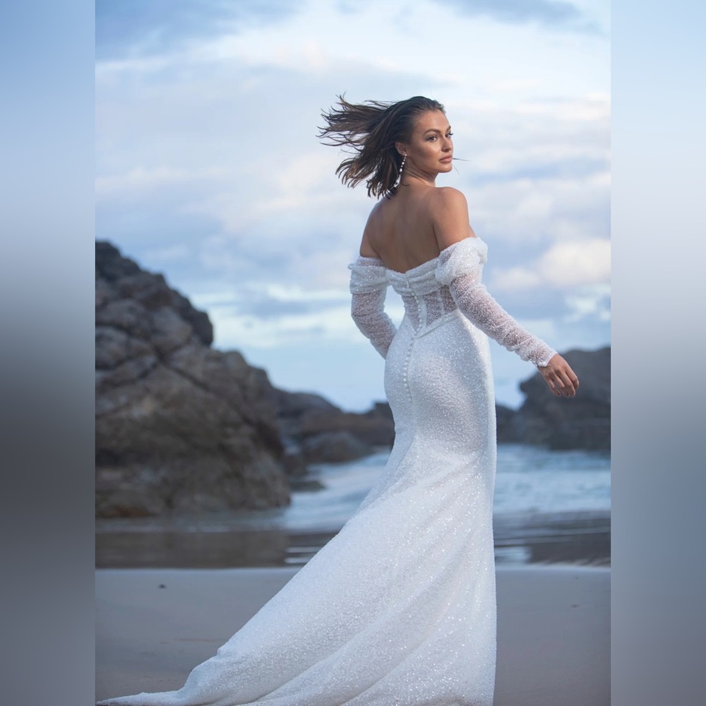 Beaded wedding dress